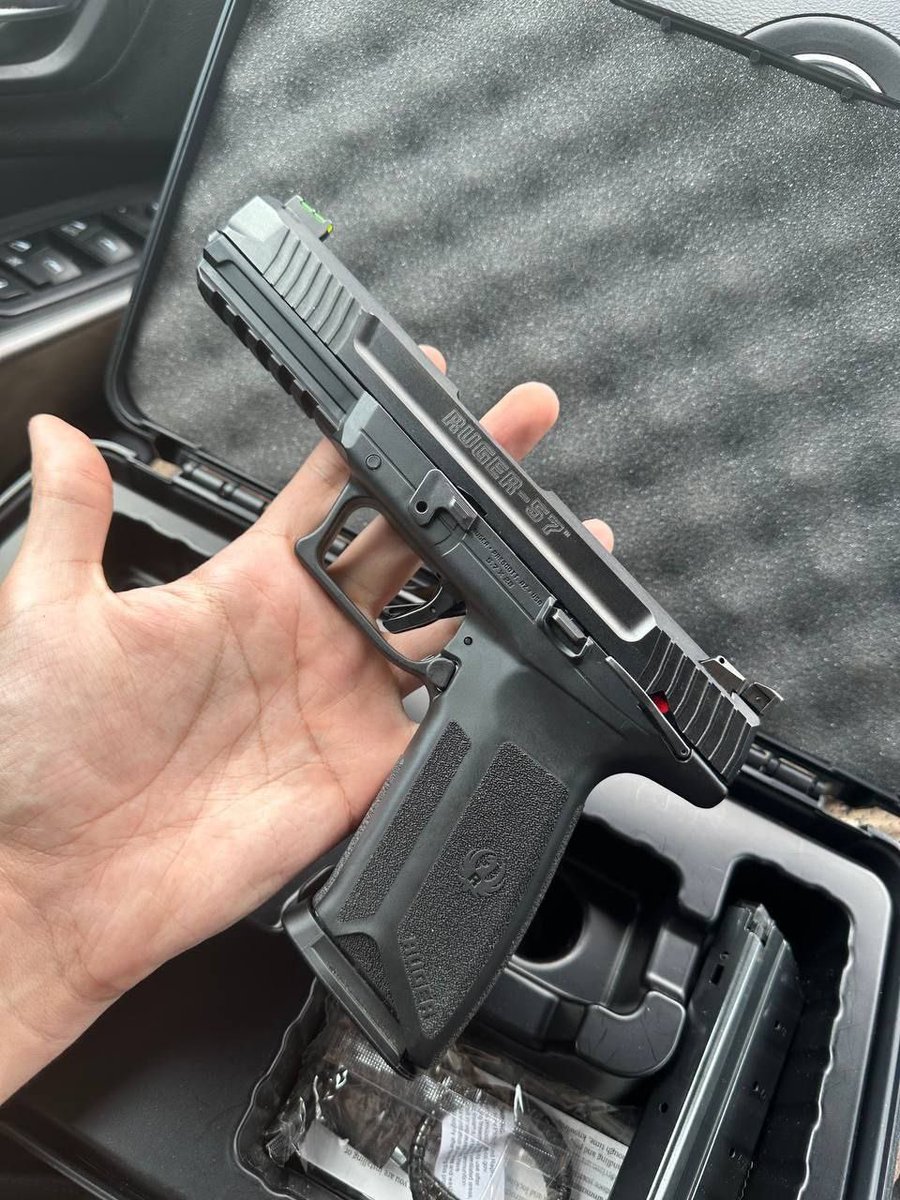 Tacticaldeals's tweet photo. Ruger-5.7x28 with night sights and slide cut

 $450  with all accessories https://t.co/YjQbB33vuj