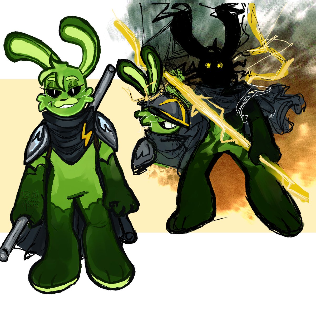 Moon_nocturne0's tweet image. Hoppy 😄 She's constantly moving when she does use her electricity so when she stops forcibly multiple times she builds up soot. She kind of looks like a heartless lol

#smilingcritters #hoppyhopscotch