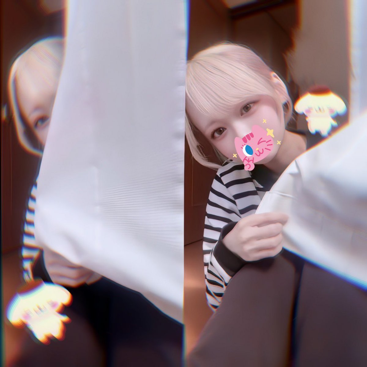 半夜偷吃火🐓麵被打飛 tweet media