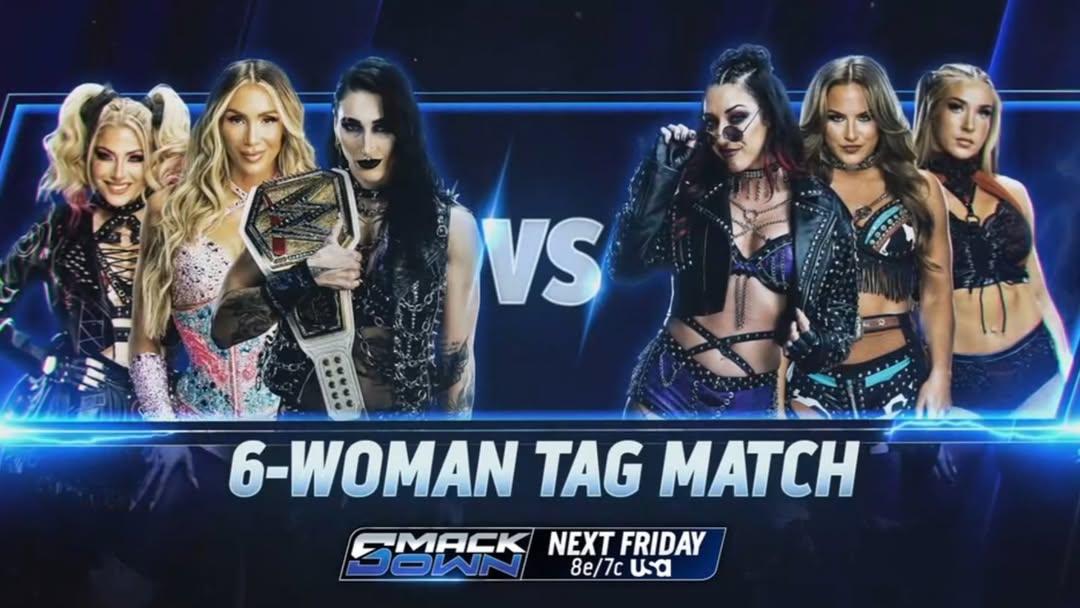 PanaiSunad97219's tweet image. NEXT WEEK ON SMACKDOWN 2026 MAY 08 🔥

🔵 GUNTHER WILL RETURNS

🏆 WOMEN'S UNITED STATES CHAMPIONSHIP
🔵 TIFFANY STRATTON vs KIANA JAMES

🔵 RHEA RIPLEY, CHARLOTTE FLAIR &amp;amp; ALEXA BLISS vs FATAL INFLUENCE

🔵 FUNERAL FOR THE GINGERBREAD MAN 

#SmackDown #FridayNightSmackDown #WWE