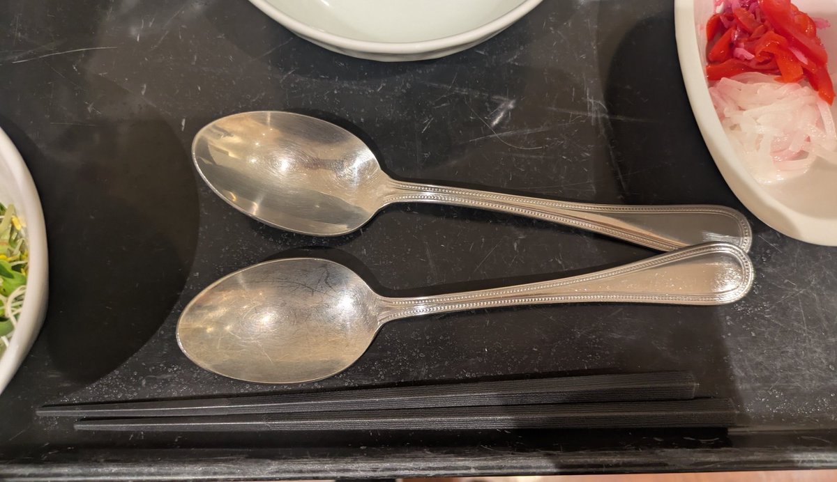 スプーン二重取りするくらいには疲れてる😌