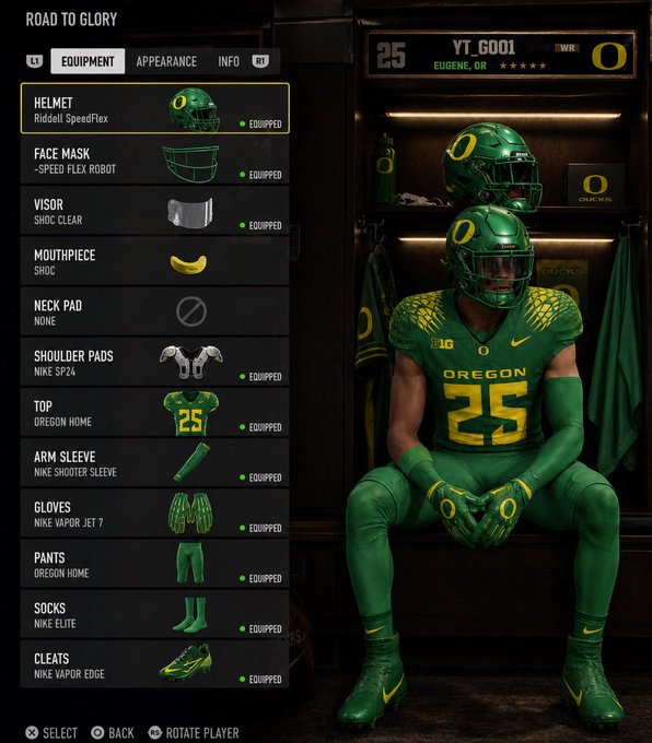 YGEYoung Flip - 2 pic. College Football 27 open world concept 🔥 @EASPORTSCollege @oregonfootball https://t.co/lZRHHUUsYN