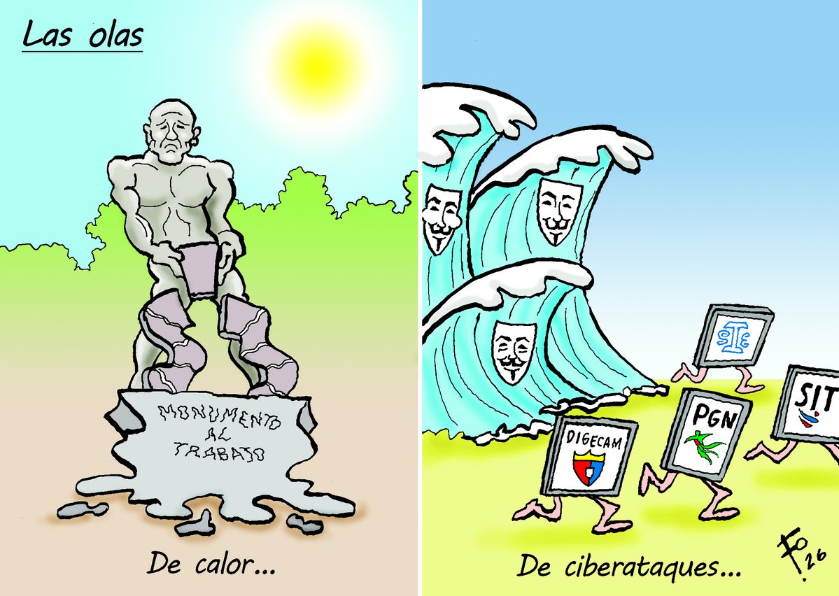 #EnClaveDeFo | El genial Fo nos presenta este sábado 02 de mayo la caricatura titulada: “Las olas”.
