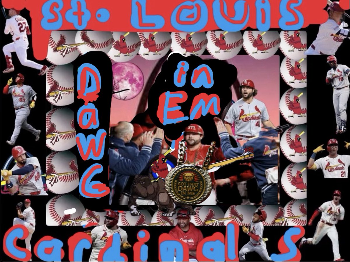 Tad4uk's tweet image. #STLCards #BabyBirds 

#Cardinals won 5 in a roll. They won 7-2 over #Dodgers   

They Got that Dawg in Em. ⚾️ ❤️