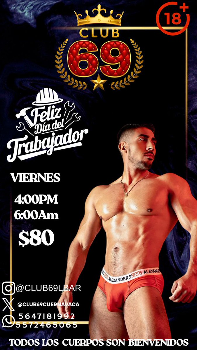 Club69Cuerna's tweet photo. Recuerda hoy día del trabajo todos la noche una. Leche muy intensa. Y mañana nos visita nuestro amigo Quique desde la CDMX. Ven y convive con el y su gran trozo https://t.co/h3X8YipnMJ