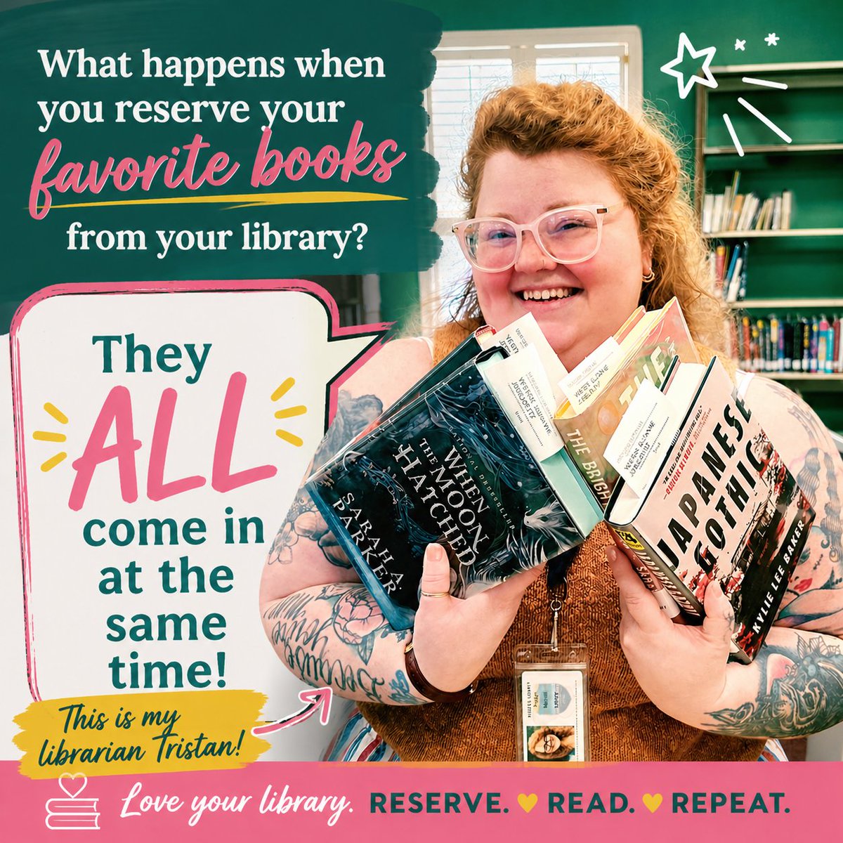 ChickwithBooks's tweet image. I innocently reserved some books from my local library... and then they ALL came in at the same time! I've got some serious reading ahead of me 😊 

#Bookstagram #Booklove #Librarylove #readbooks