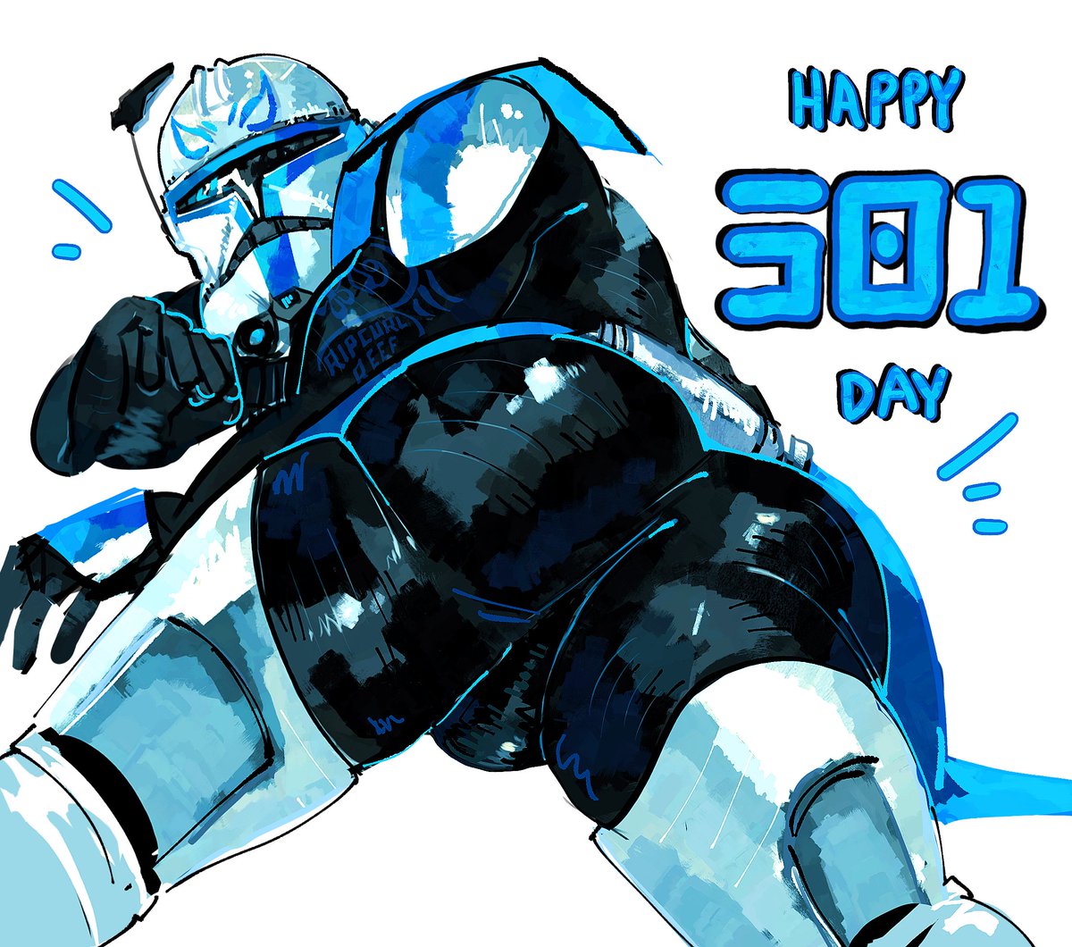 a happy 501st day from your very own Captain Rex 🩵