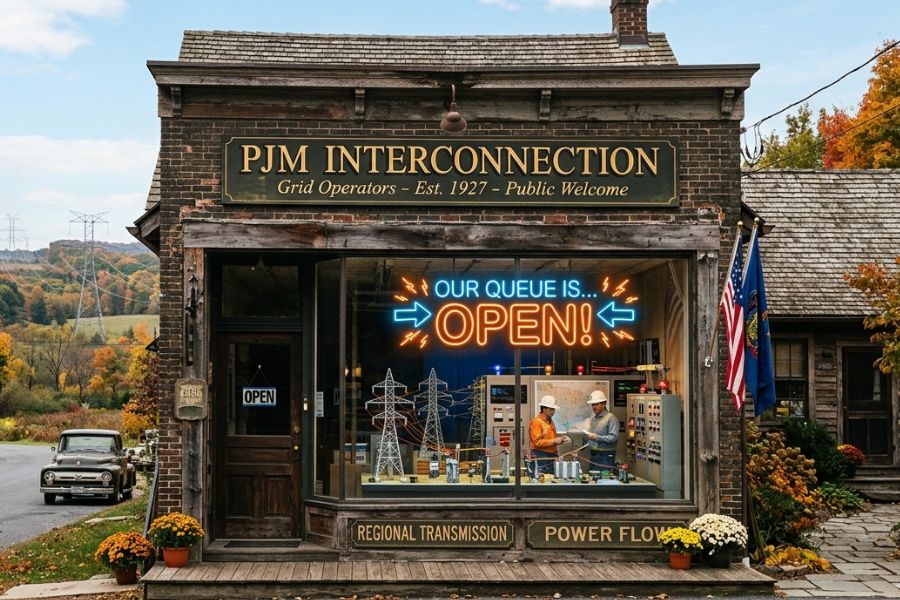 DISTRIBUTECH's tweet image. [Energy Business News] At long last, the PJM interconnection queue is moving again. Now what? ow.ly/vrhM106xXle #factorthis #News #PowerGrid #ProjectDevelopment #Transmission #DTECHDataCentersandAI #ReliabilityandResilience