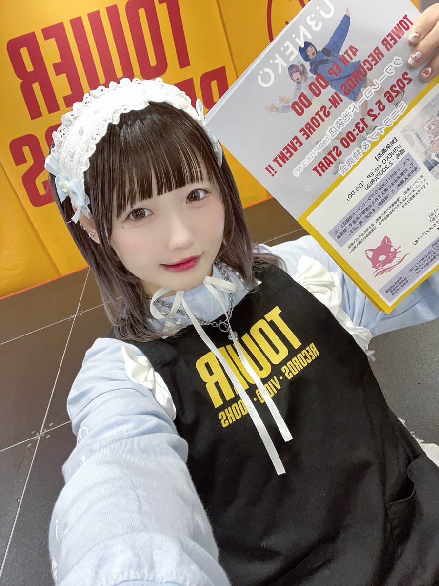 ___o_o__kk's tweet photo. 特典会はえぷろん姿だにょっ˖ ִֶָ 𓈈⭒♬ ﾟ. https://t.co/xejFKx48N2