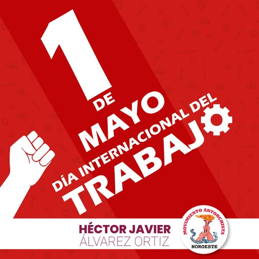 HectorJavierNR_'s tweet image. #FelizViernes 
Hoy, en el Día Internacional del Trabajo, reafirmamos una verdad histórica: nada ha sido concesión de los de arriba, todo ha sido conquista del pueblo trabajador organizado.
facebook.com/hectorjavierof…
#AntorchaEsProgreso #1deMayo