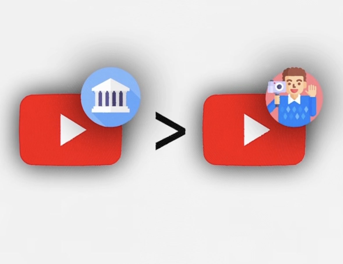 Sta50212's tweet photo. 🚨 YouTube admitted it:

Independent creators are 14x LESS likely to be recommended on news topics.

Government channels, legacy media & health bodies get pushed to the top — regardless of accuracy.

Your feed isn't organic. It's curated by the algorithm to favour institutions over individuals.

This has been policy since 2017. Most people have no idea.

The EXPANSION of their Audiovisual Media Services Directive wich is in review (AVMSD)

https://t.co/hOYgGUtsba