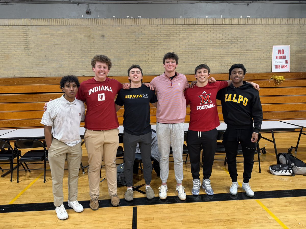 FenwickHoops's tweet photo. Decision Day! Congratulations fellas. This is what it’s all about! Your story is almost complete at Fenwick. It’s almost time for the next part of your journey! Morehouse, Indiana,Depauw, Indiana, Miami (OH) and Valpo. We’re so proud of you guys!! https://t.co/wptqxprgE2