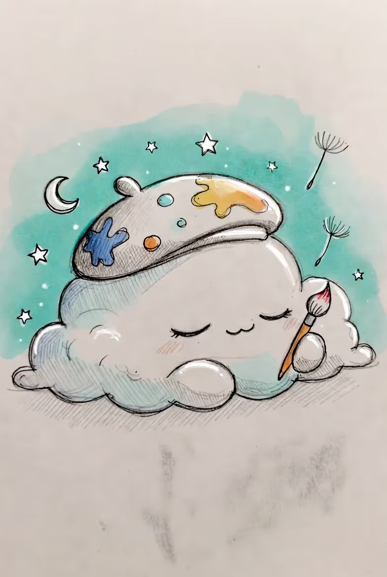 Sweet Dreams with my newly minted beauty <a href="/dreamsandcloud/">Dreams and Clouds</a>