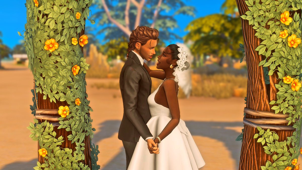 Momoversee's tweet photo. Mr &amp; Mrs. Doves-Reinhardt #ShowUsYourSims https://t.co/PyMOlrTsFF