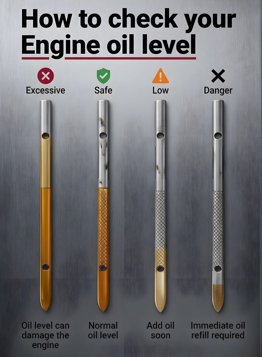 How to check oil levels