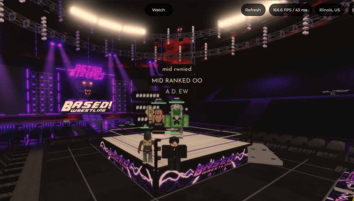 Roblox Wrestling Union tweet media