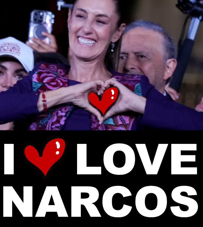 <a href="/Carloslopezjone/">Carlos López Jones</a> <a href="/ja48400/">jose antonio</a> <a href="/Claudiashein/">Claudia Sheinbaum Pardo</a> <a href="/rochamoya_/">Rubén Rocha Moya</a> Primero mis NARCOS,antes que México!. Exclama orgullosa #ClaudiaLaTapadera