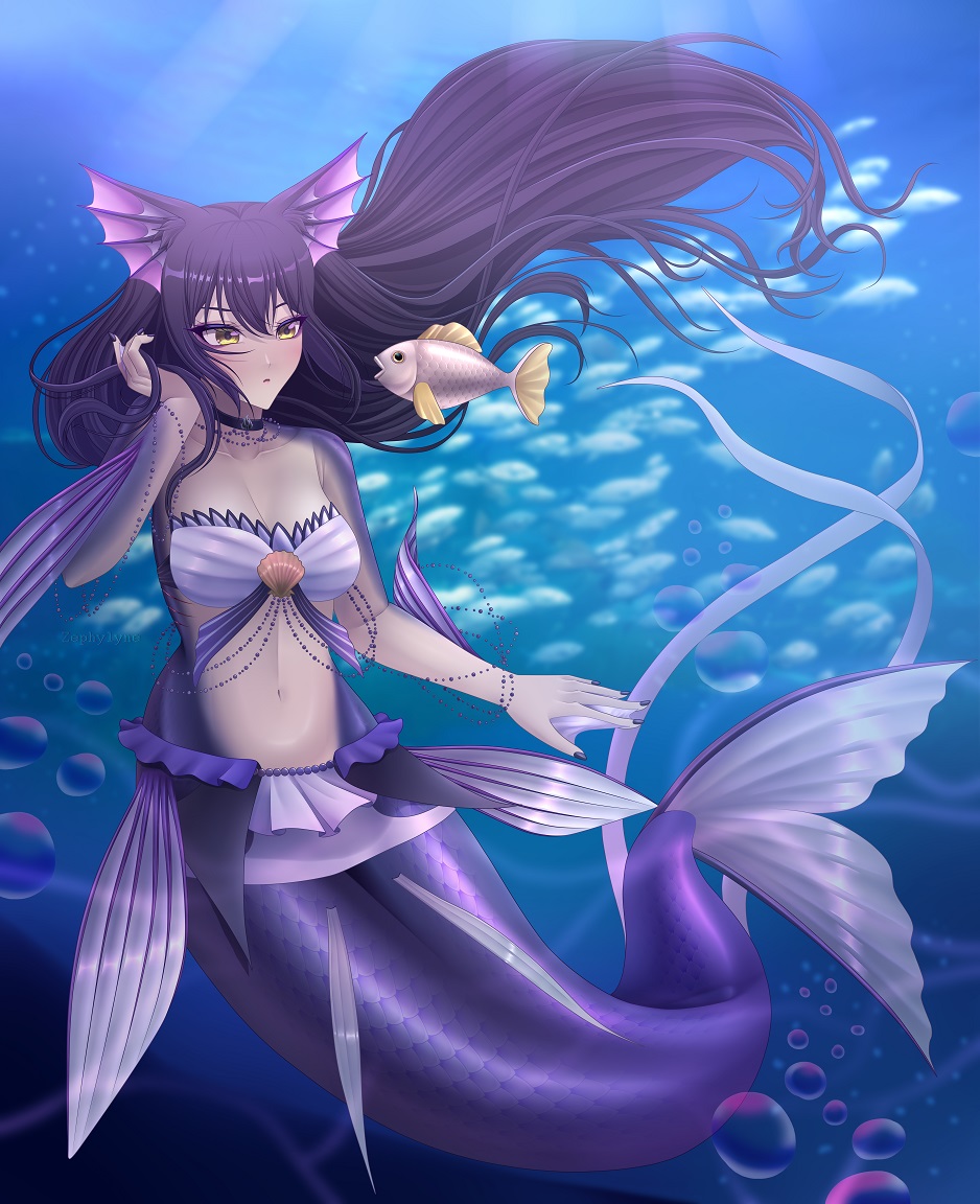 #rwby #blakebelladonna #人魚 #mermaid #MonsterGirls #モンスター娘