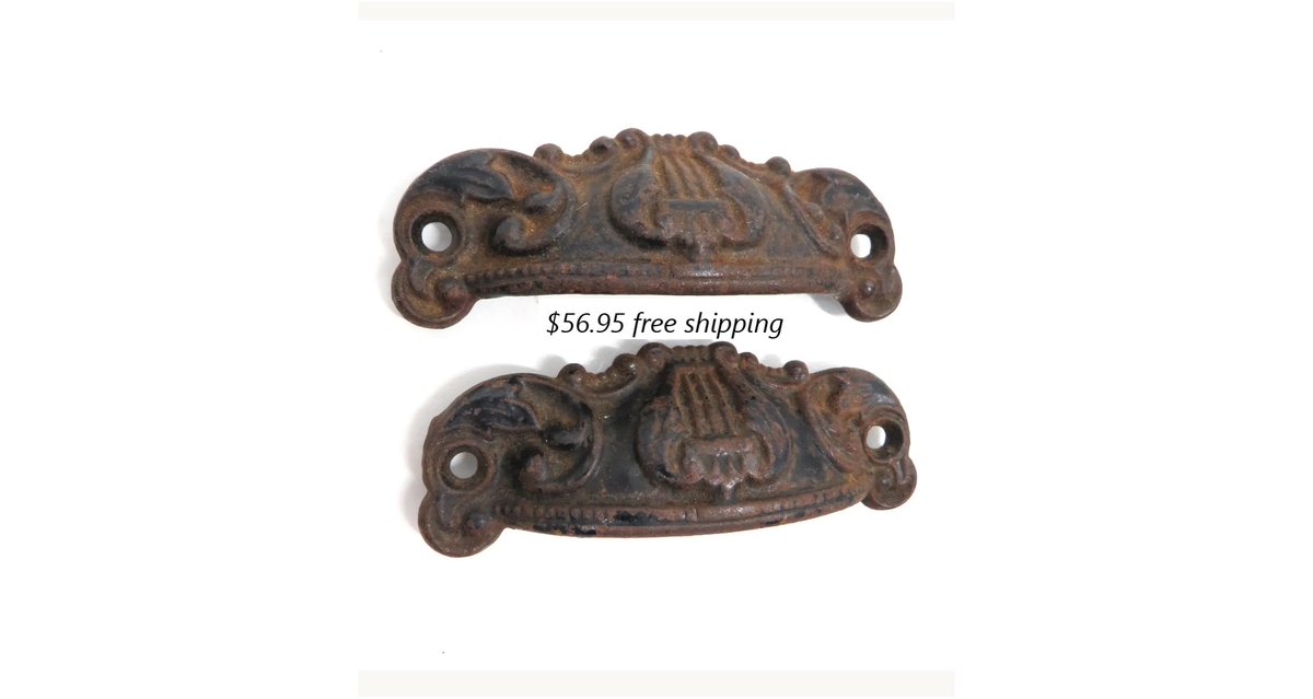 rarefinds4u's tweet image. Antique embroidered stool
Antique Victorian pulls
#freeshipping #smilett23 #vintage #antique #shopping