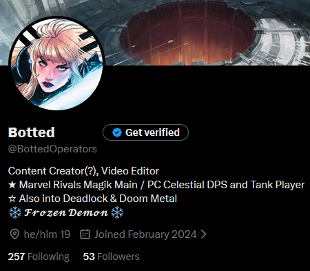 Botted tweet media