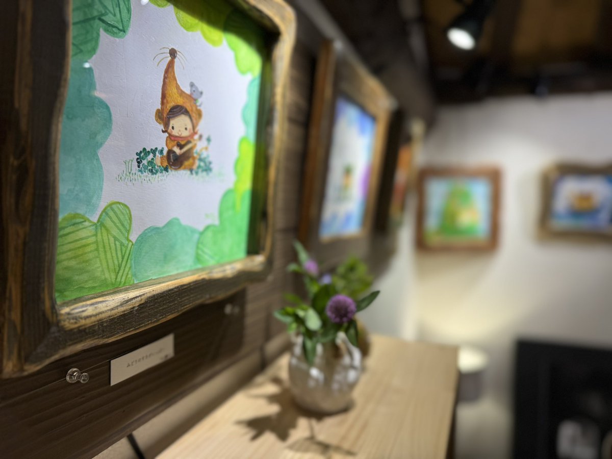 urarakasansan's tweet photo. 個展「まいにちがすきでいっぱい」in
sugicafe
愛知県常滑市
5/2〜5/3 まで開催中です。 https://t.co/oF8qtU984j