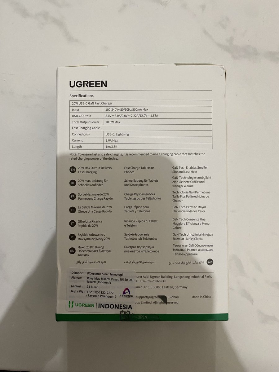 lionadeee's tweet image. wts charger ugreen type c to lightning… dijual karna kebeli dua. masih disegel blom dibuka samsek, beli di olshop officialnnya lngsung. cod 250k angkut

#wts #ugreen #charger