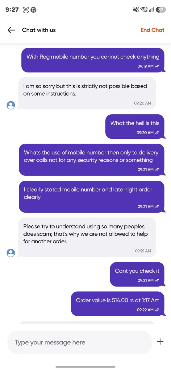 ROHITHREDDY60's tweet image. @SwiggyCares @Swiggy Ordered food my ladies and check the delivery status from your end as i asked same over chat support they are unable to help me out at all bloody hell with you people #swiggy #fake #delivery #hungry #remains #same