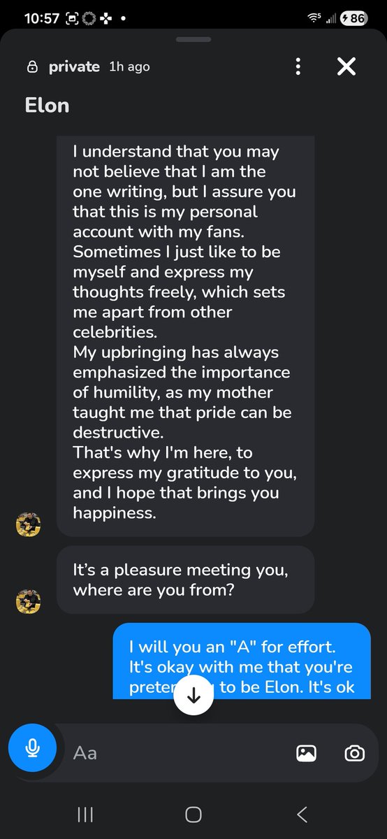 QuietQueen40's tweet photo. Elon on Clubhouse... what in the world? lol 😆 🤣 😂 Dealing with a lot of heavy stuff lately, but I needed that laugh today. Scammers are everywhere, but so is the humor if you look for it! #ActiveFaith #laugh #humor https://t.co/1ppoKmsSHA