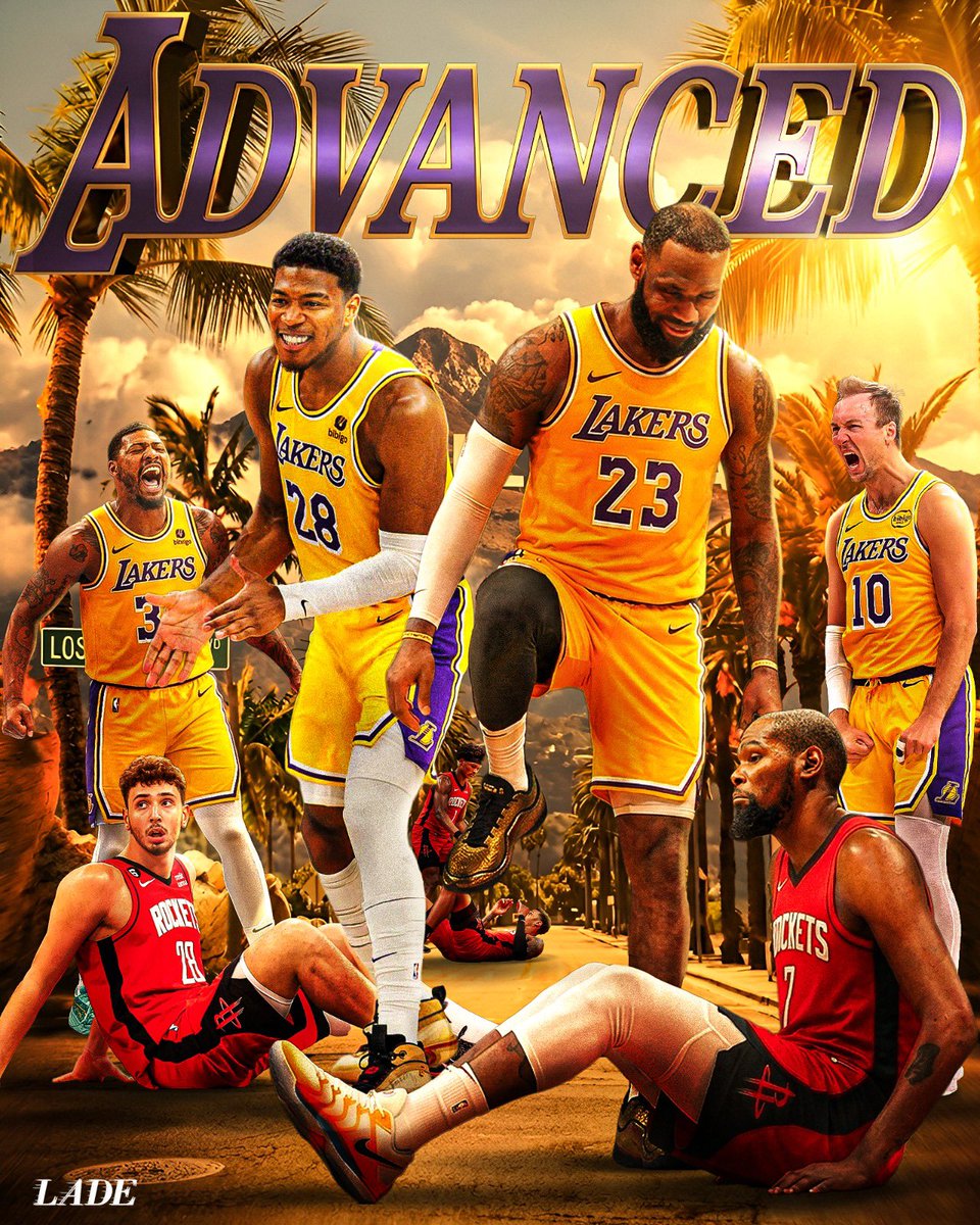 THE LAKERS JUST EMBARRASSED THE ROCKETS ON THEIR HOME FLOOR TO SEND THEM PACKING 😈

HAVE FUN IN CANCUN 😭🏖️
