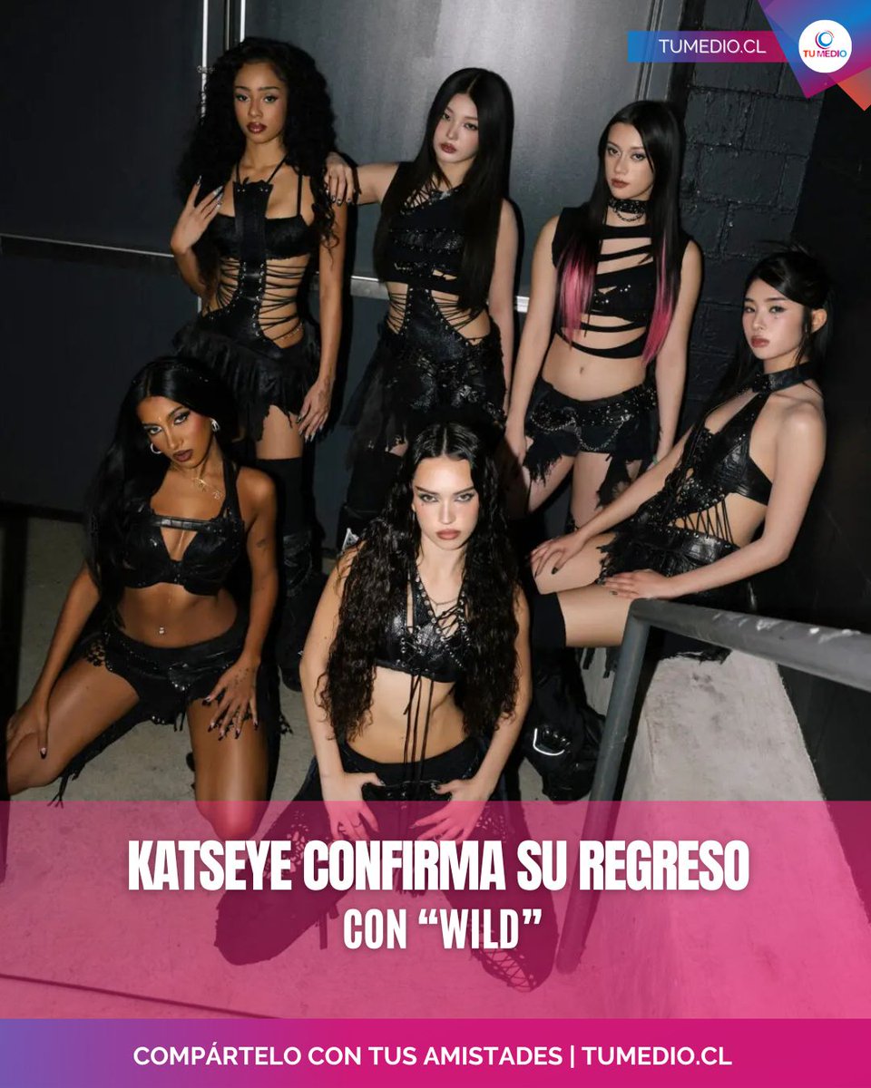 TuMedio's tweet image. KATSEYE anuncia su comeback con “WILD” 🎶✨ ya disponible para preguardar en Spotify. 

Una nueva era más intensa y madura 🔥 mientras fans debaten la ausencia de Manon 👀 

 #KATSEYE #WILD #Comeback #Kpop #Musica