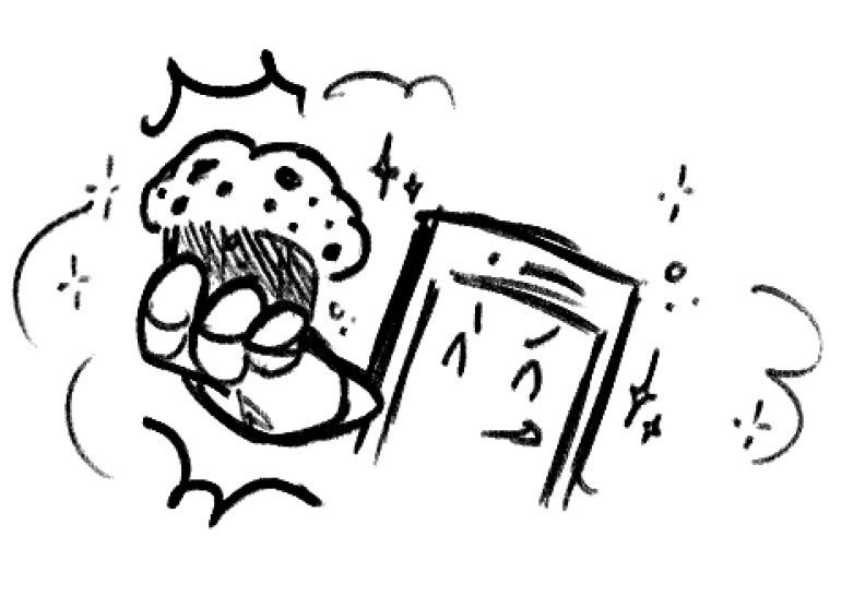 A couple mephone doodles I made today for a tumblr account #inanimateinsanity