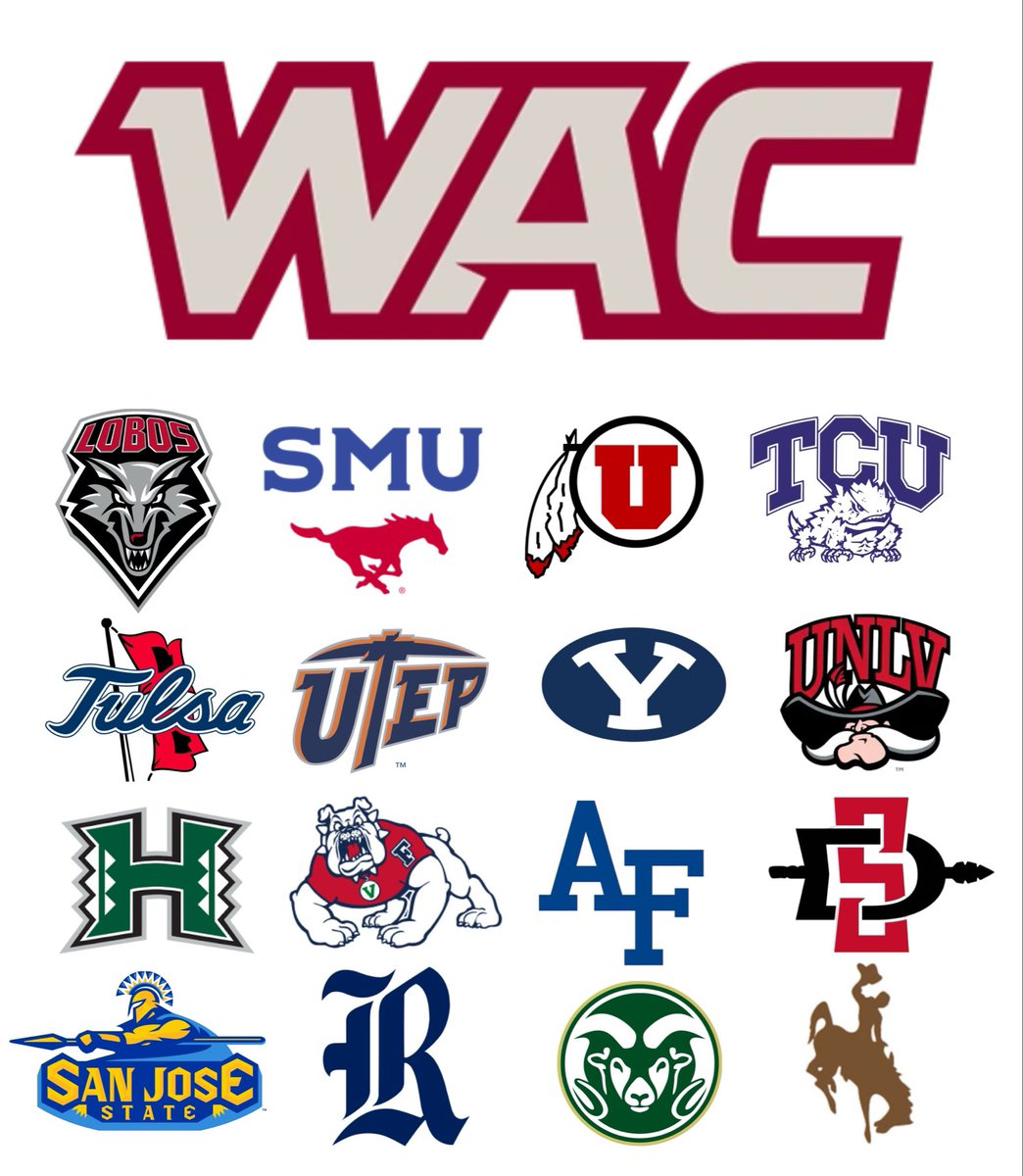 WCCSG_'s tweet image. Who remembers when the WAC looked like this! 👀 

Throwback! 🏈