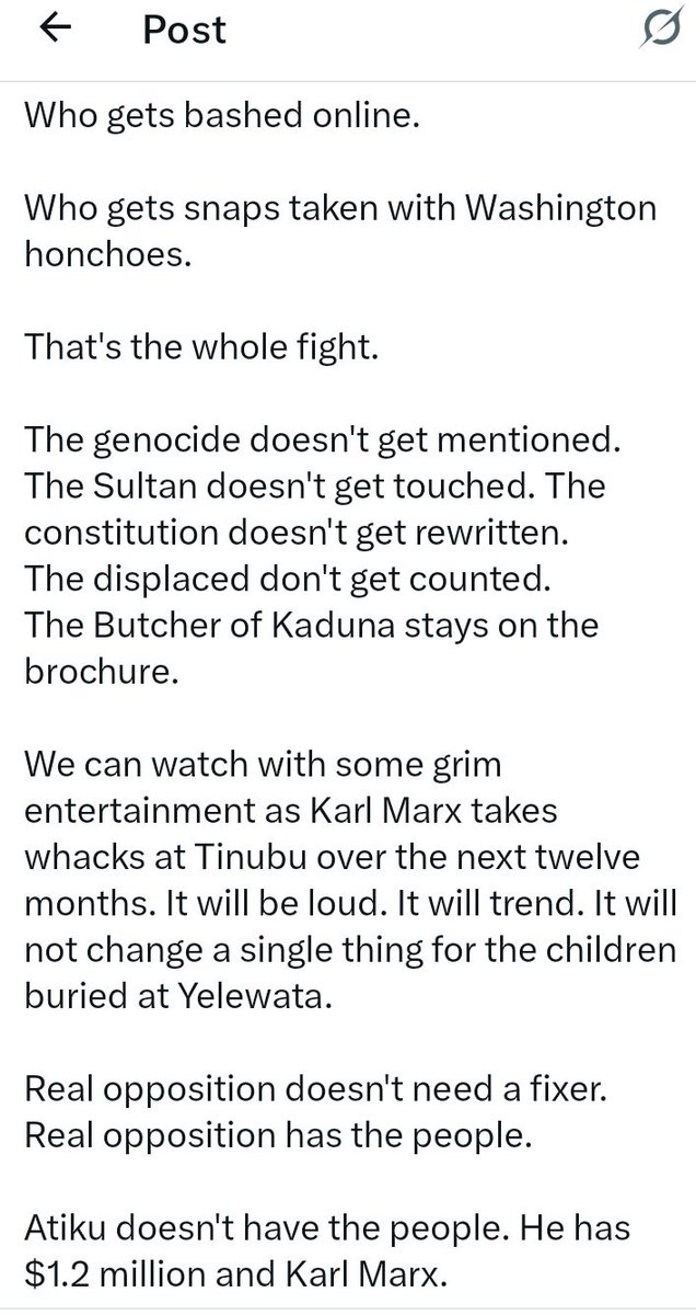 NsikanUdo4's tweet photo. They do have that is why they are providing us with the only credible option because we can't move from bad to worse. https://t.co/EUaKq6U2vz