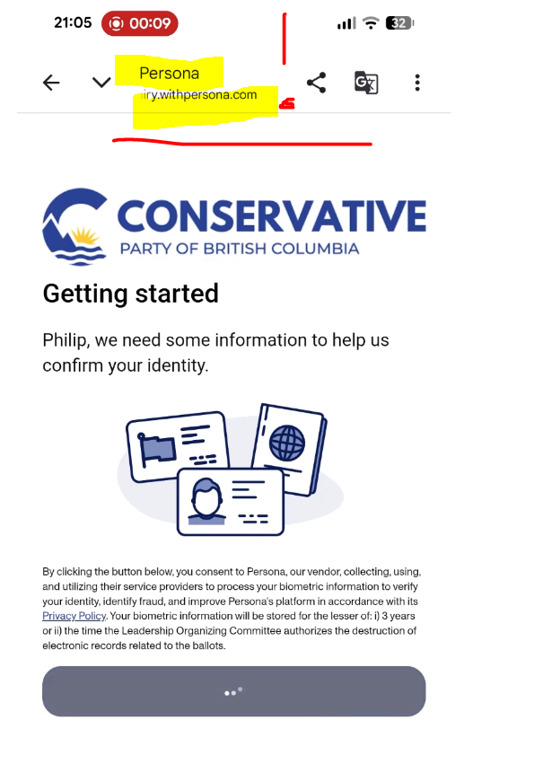 BcMeggster's tweet image. Why are creepy American companies collecting the I.D. of the conservative party leadership voters? 

Foreign interference isn't a free-for-all, nor can an American company participate in elections in Canada. 

#bcpoli #bced #vanpoli
