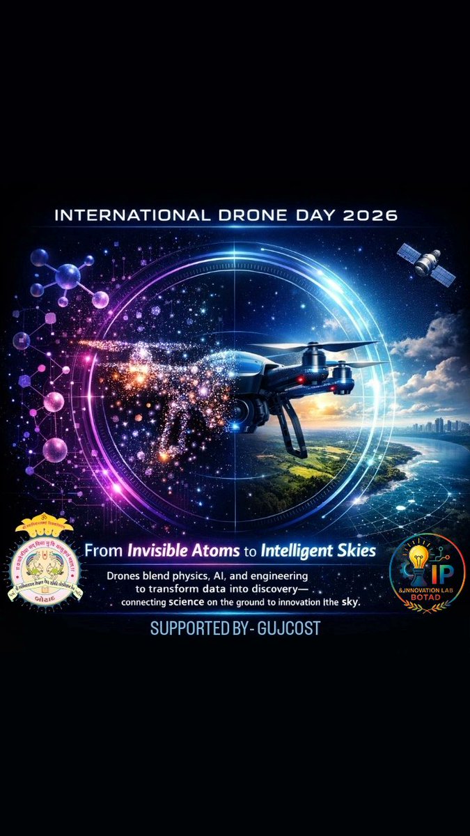 cscbotad's tweet photo. Innovation + Science = Drone Revolution
Redefining exploration from ground to sky! 🚀
@IndiaDST @InfoGujcost @narottamsahoo @Punam_Bhargava @iplab_botad @picgujcost https://t.co/7DndDk3ica