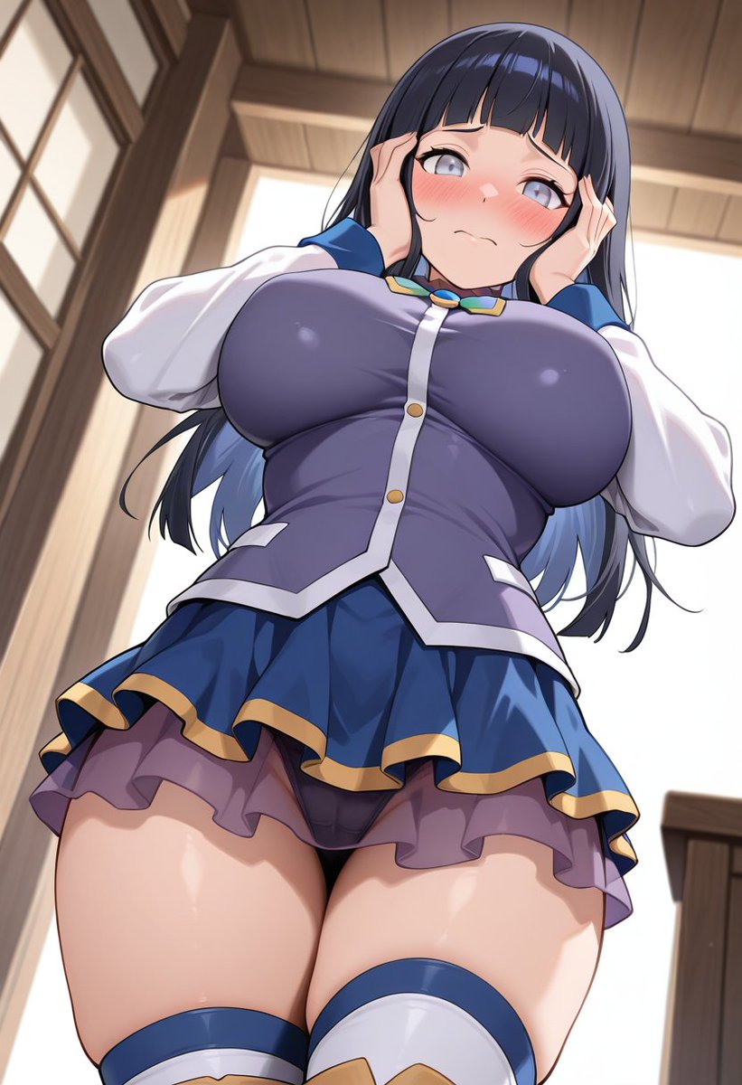 Hgdl93's tweet photo. Ufffff me quieres encender amor ❤️‍🔥❤️‍🔥🔥🔥❤️‍🔥❤️‍🔥🔥❤️‍🔥🥵🥵🥵🥵🥵🥵🥵 
#HinataHyuga disfrazada de #Aqua  #Konosuba https://t.co/Zo6lAqdpJx