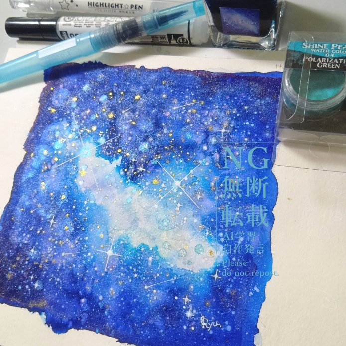 Ryuk1tgw's tweet photo. #ゴールデンウィークSNS展覧会2026

アナログで宇宙と幻想風景描いてます https://t.co/k6SPA9hGZV