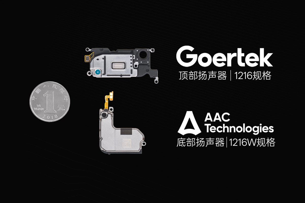 TechHome100's tweet image. Speakers and Vibration Motor
#Huawei #HuaweiPuraXMax 
8/12🧵