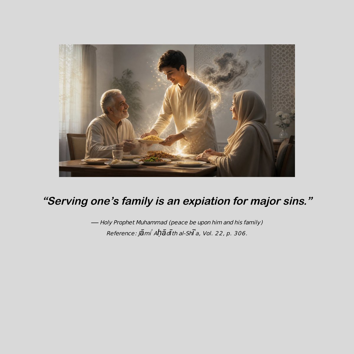 Momin_Mehdavi's tweet image. Real devotion is often found at home—serving parents, supporting your spouse, caring for children, and helping family with patience and love. Small acts of kindness can carry great spiritual value and bring us closer to Allah. 🤍✨ #family #faith #service #love #islam #patience