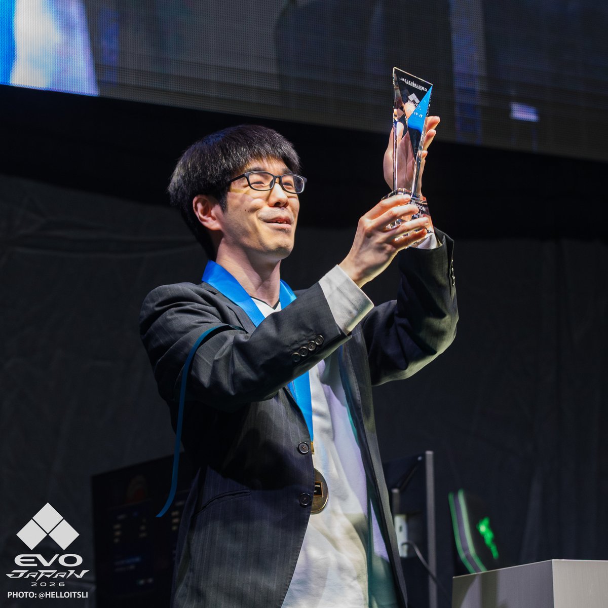 Evo's tweet photo. Congratulations to @yuttabb for winning MELTY BLOOD: TYPE LUMINA at #EvoJapan2026. https://t.co/HSgoHQ0LIu