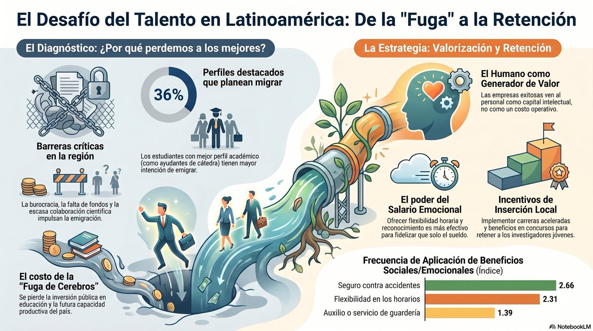 El impacto de la Fuga de Cerebros.
Un vistazo a Latinoamérica