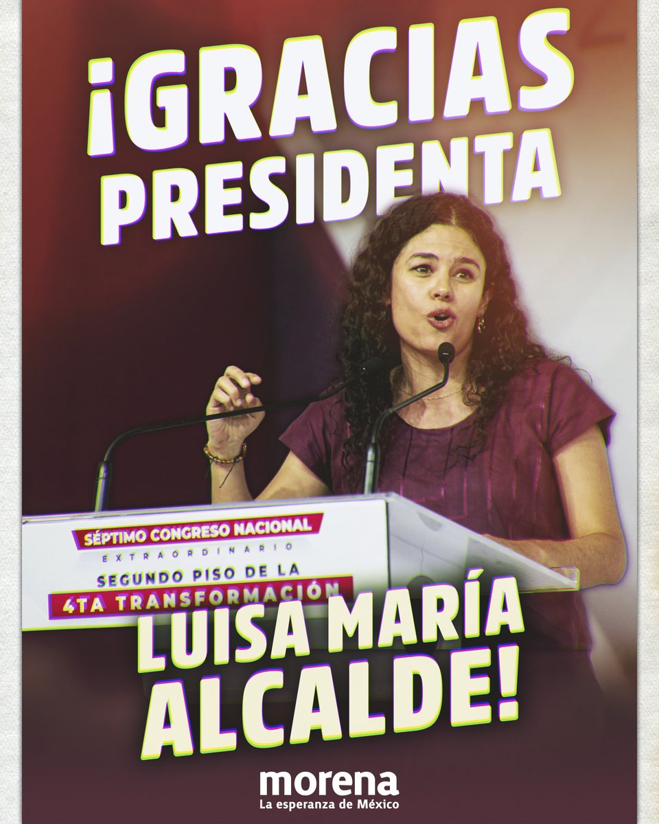 Morena tweet media