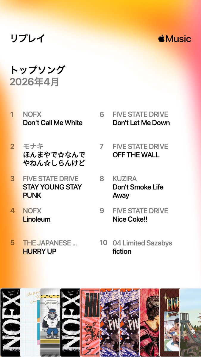 8a___a3's tweet photo. 4月🎶
モナキ聴きすぎた🤣 https://t.co/4rLNucARwi