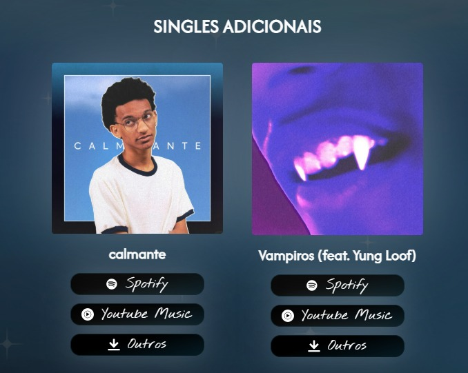 Meu novo single, "Calmante", está disponível agora! Você pode conferir ele no site oficial! 🩵
serenotyd.carrd.co/#calmante