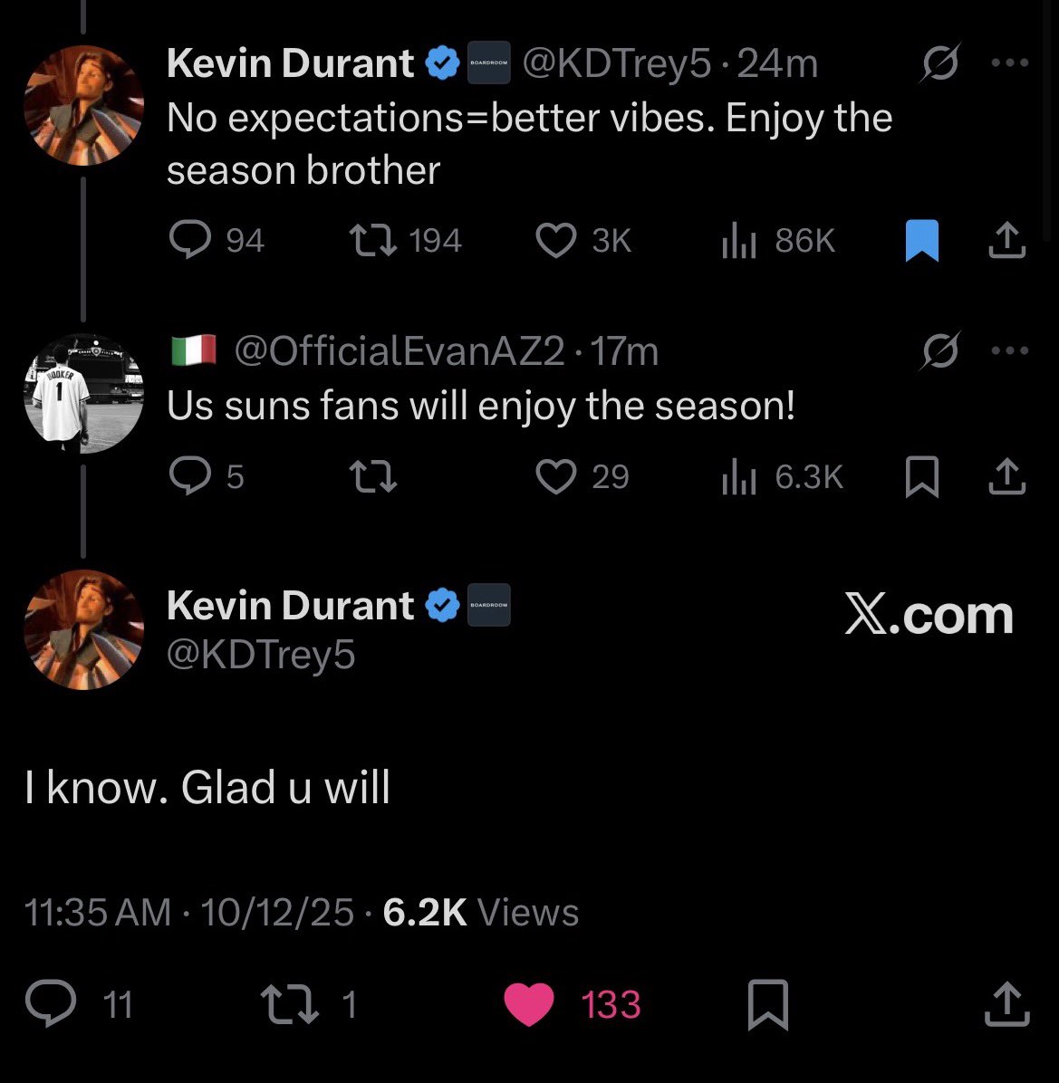OfficialEvanAZ2's tweet photo. both of us exited first round @KDTrey5 https://t.co/FlF5viGOOq