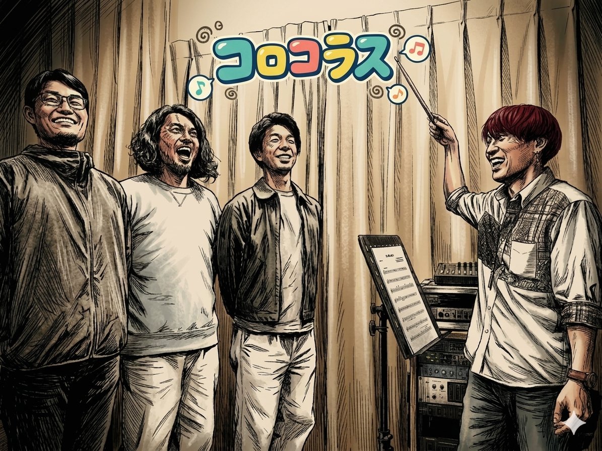 shit_low_U's tweet photo. AIで加工したと思われますが、何故か一人だけYAGOOっぽい存在が爆誕してて草。 https://t.co/MbAaZJRP9a