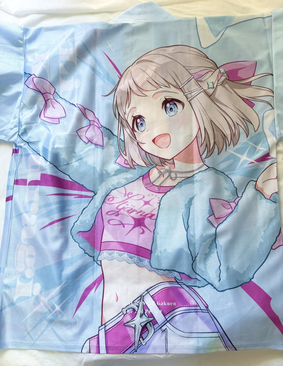 2ndのリーリヤ法被、しぬほどかわいい…🥰🥰 背中にこれでもかっていう