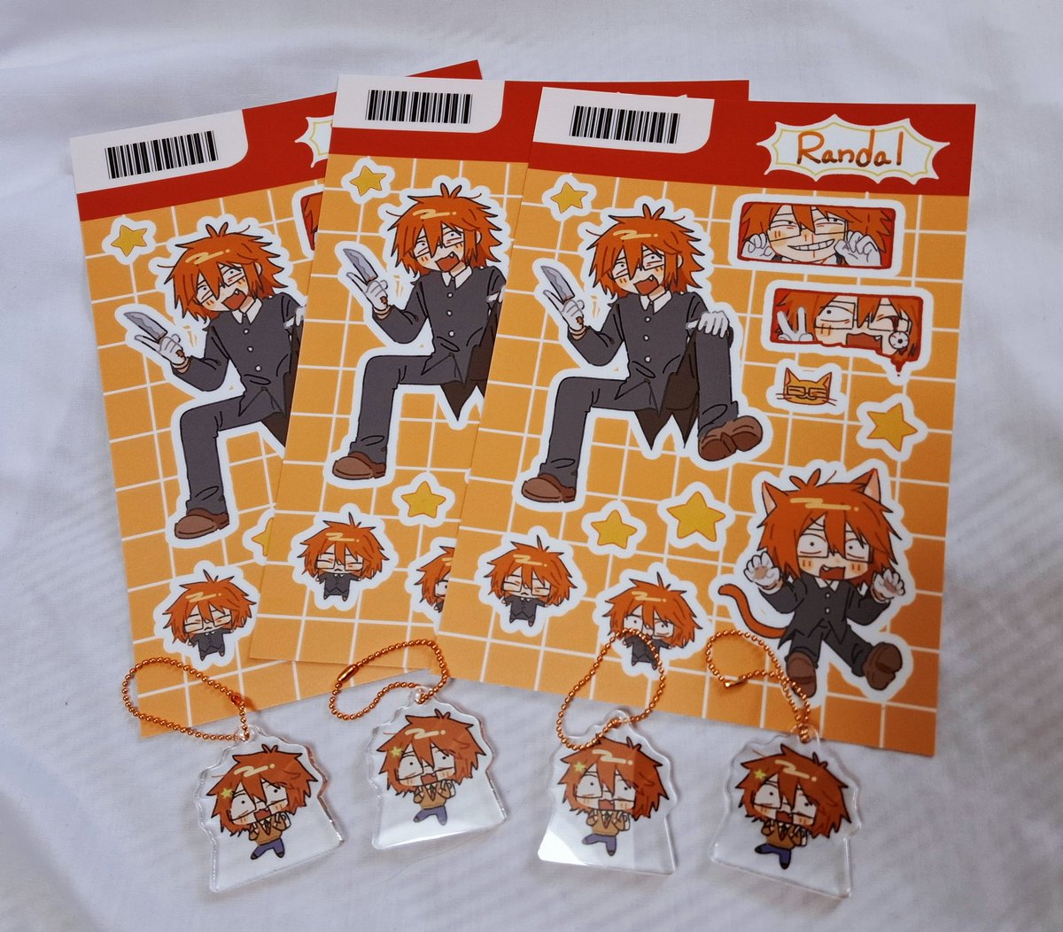 arara_sass's tweet photo. 出すグッズ来たので、見せびらかし⭐ https://t.co/XzcSCNJNDx