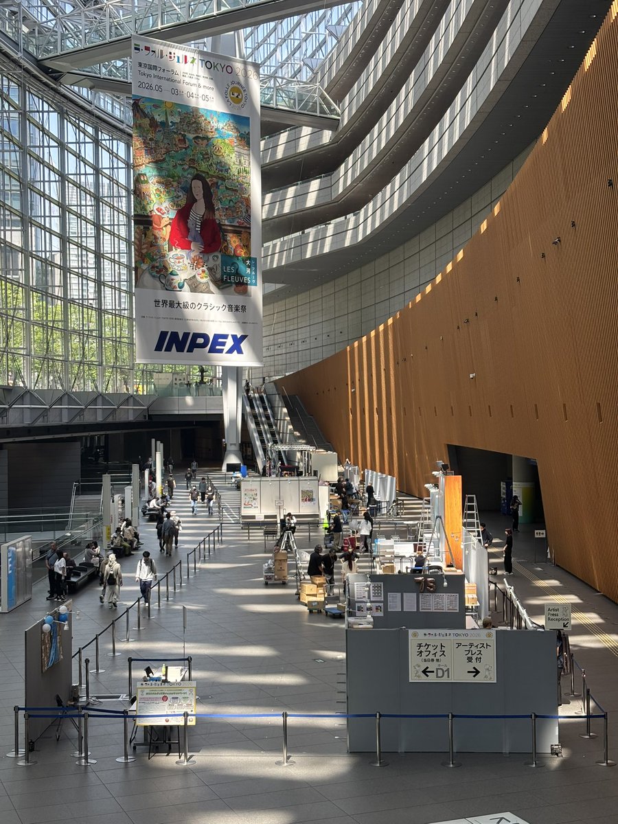 Osaka_phil's tweet photo. 東京国際フォーラムに到着しました✨
いよいよ《ラ・フォル・ジュルネTOKYO 2026》の幕開けです😆
@LFJtokyoBLOG https://t.co/OVri1lxki6