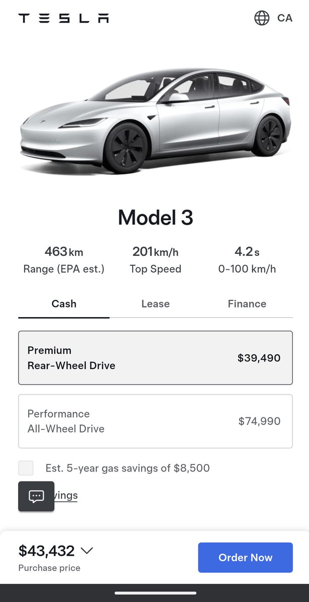 Holy crap! The <a href="/Tesla/">Tesla</a> Model 3 just dropped to 39490$CAD in Canada!

If you're looking to go electric, this is the best value. This is the time to buy!

Use my referral link to get the best deal possible. >>> Teslatradeup.com
